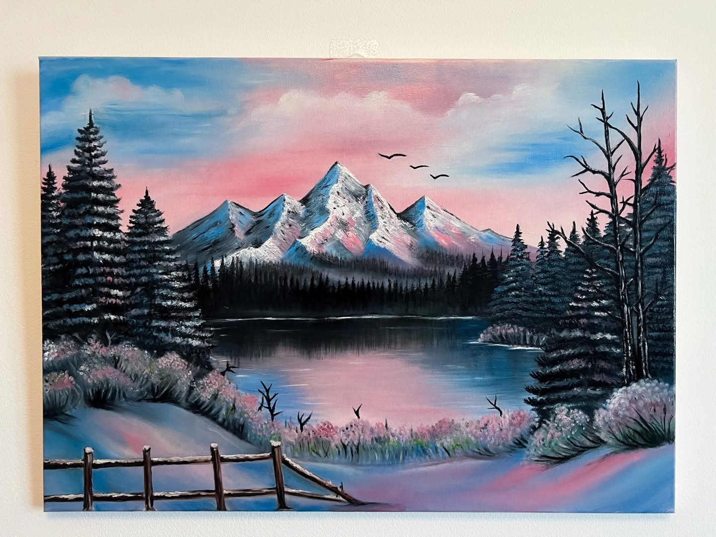 Alpine Serenity — painting by Sandhya Swaminathan